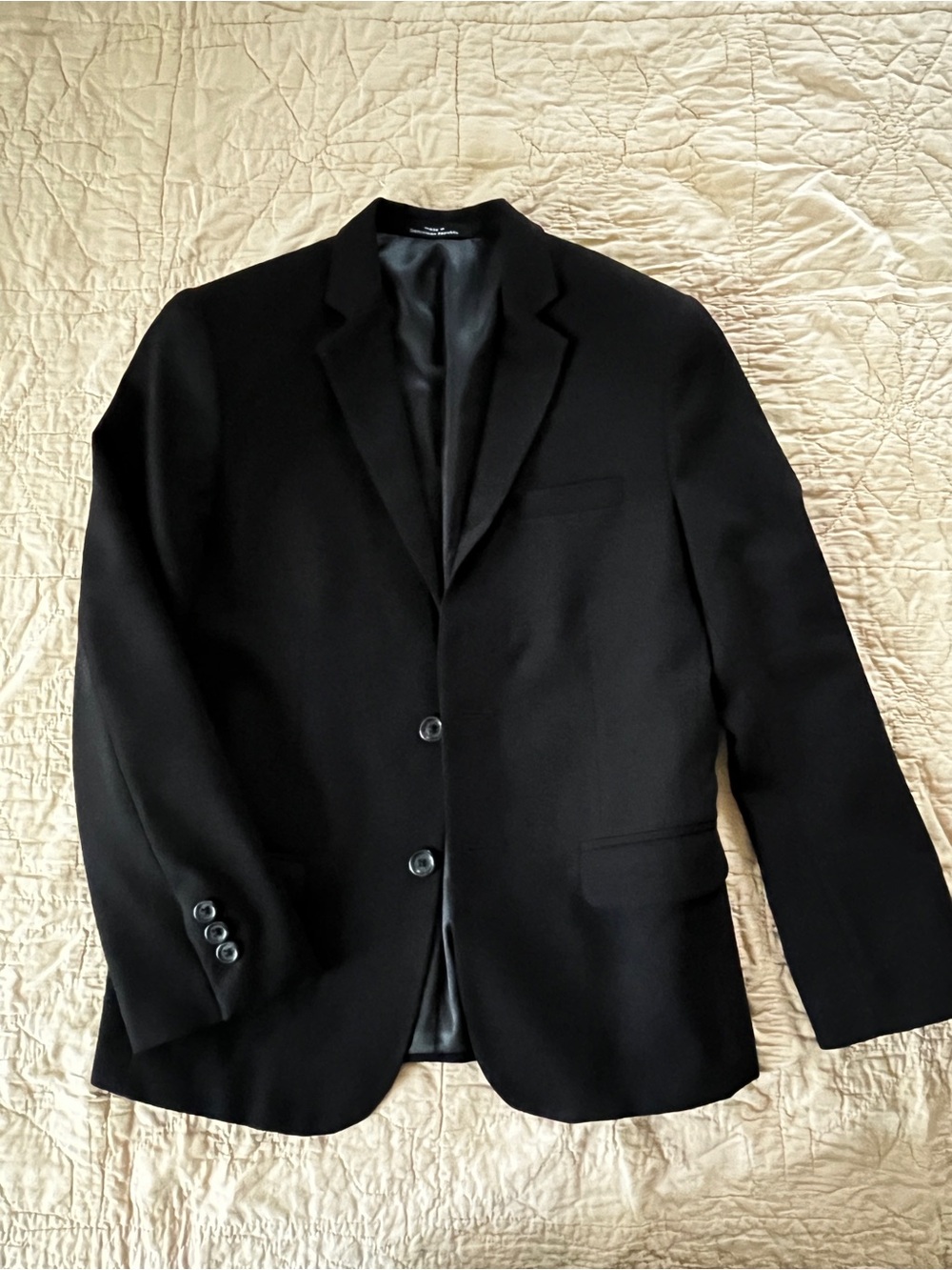Calvin Klein Black Kids Two-Button Blazer